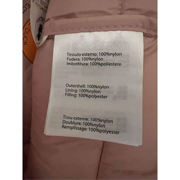 Save The Duck Plumtech Women's Blush Ultra Light Puffer Jacket Vest Size XL NWT - Picture 5 of 6